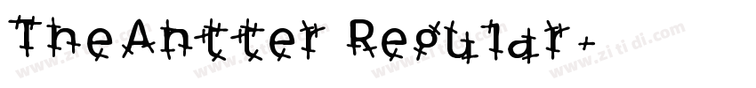 TheAntter Regular字体转换